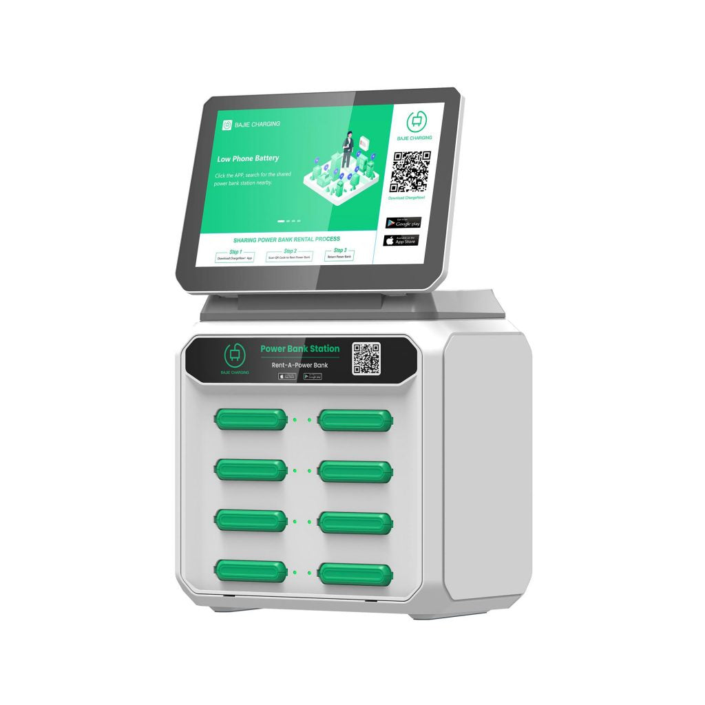 RECHARGES / 8-Slot Desktop With Screen Power Bank Sharing Station